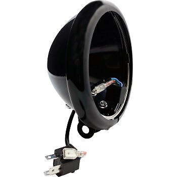 CUSTOM DYNAMICS CD-18ST-BUCKET Black 5-3/4" Headlight Bucket with Wire Adapter