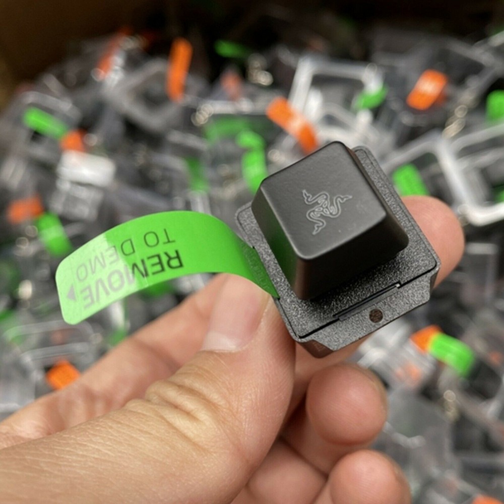 For Razer Chroma RGB Switch Tester ABS Backlit Keycap Keychain