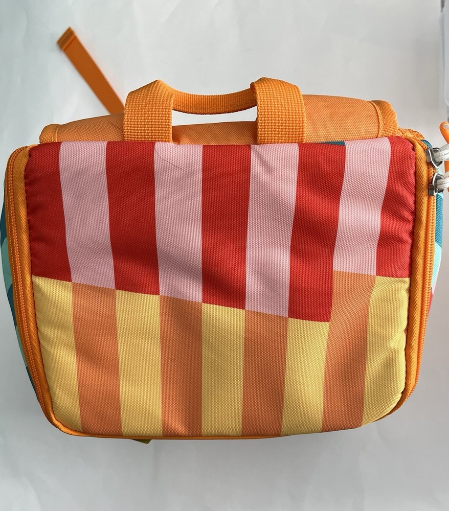 Sun Squad 20 Can Portable Backpack Cooler NWT Multicolor Easy Carry Extra Pocket