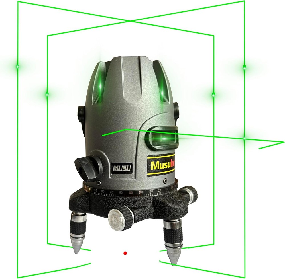 Green Outdoor Laser Level 5 Lines Digital