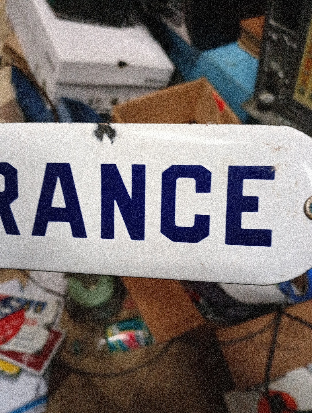 Porcelain Entrance Sign