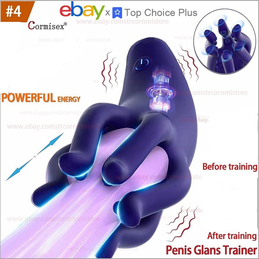 Male Masturbator Automatic Penis Glans Trainer Vibrator Cup Stroker Men Sex Toys