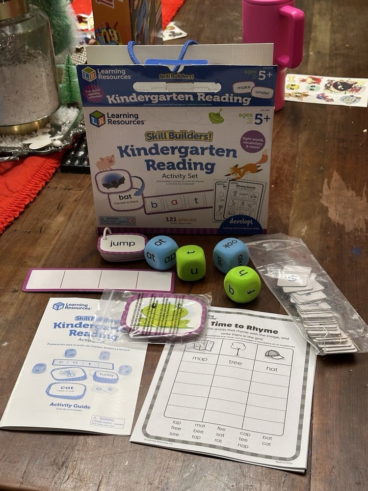 Learning resources kindergarten reading Activity Set Ages 5+