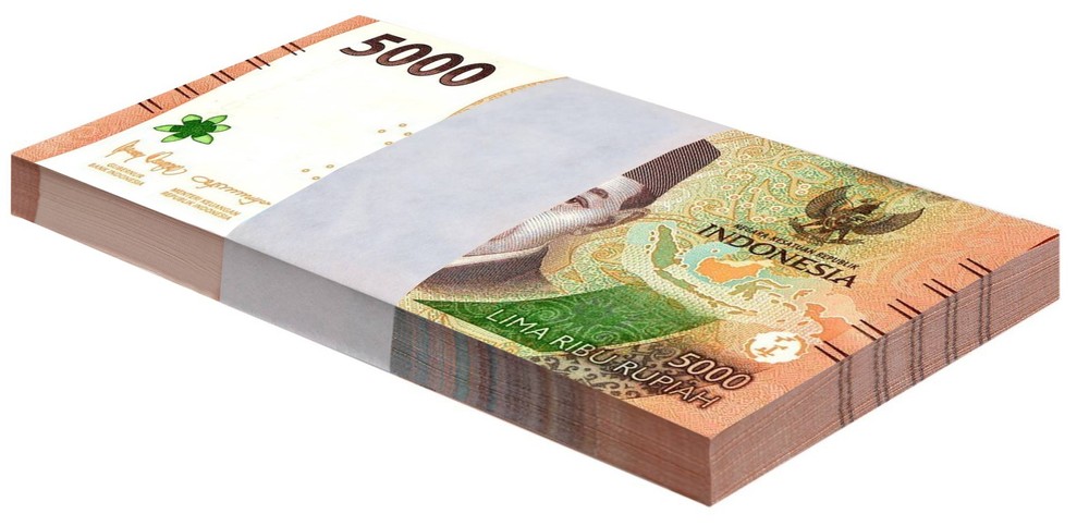 Indonesia 5000 Rupiah, 2023, P-164a.2, UNC X 100 PCS Bundle Pack