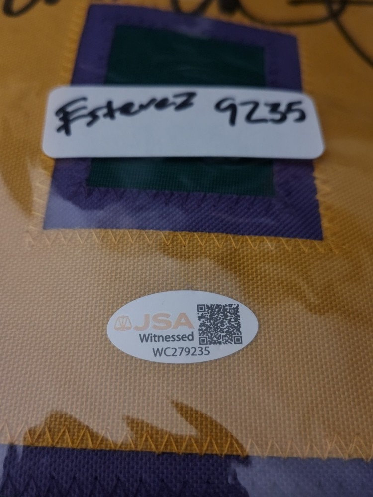 Emilio Estevez signed Mighty Ducks Jersey JSA Authenticated