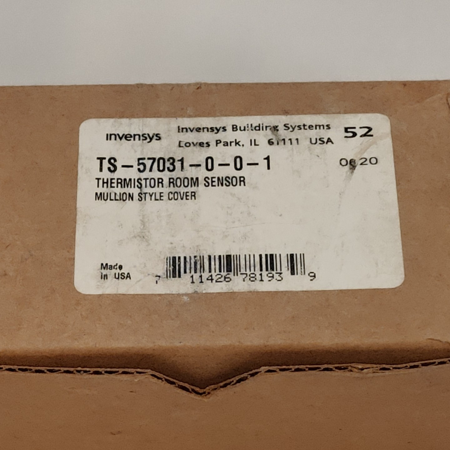 Barber Colman TS-57031-0-0-1 Thermistor Room Sensor NOS