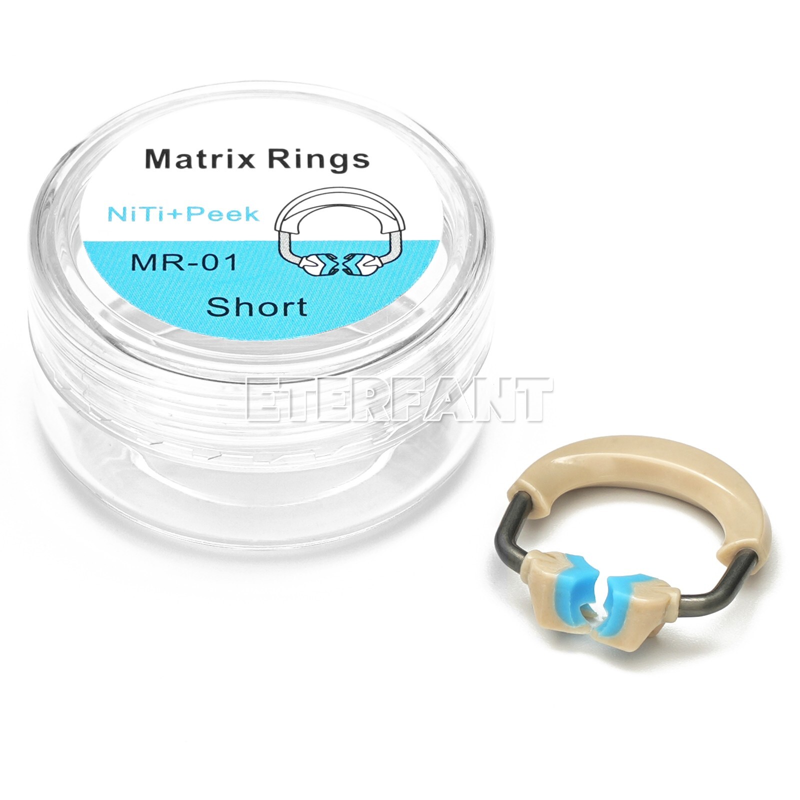 Dental Autoclavable Matrix Bands Rings Matrices Clip Clamp Titanium Fit Garrison