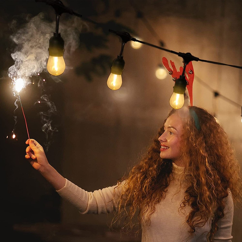 LED bulbs S14 E26 Outdoor Edison lights 2W (25Pack)for String Light Replacement