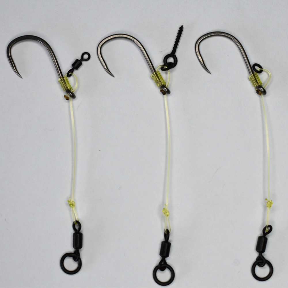 Chod Rigs - 10 Pack! Hook Sizes 8, 6 and 4, Micro Barbed or Barbless!
