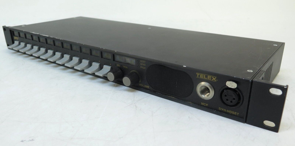 RTS KP12LK-4-BLK Telex 12 Position Key panel Intercom System Rack mountable