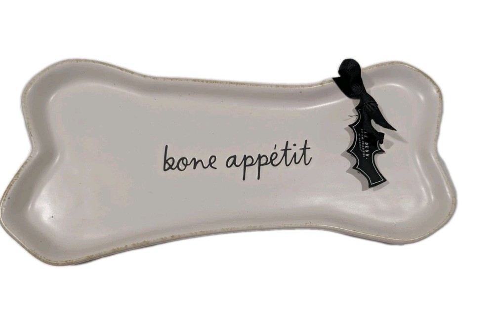 Rae Dunn Bone Appetit Bone Serving Tray BIN 1