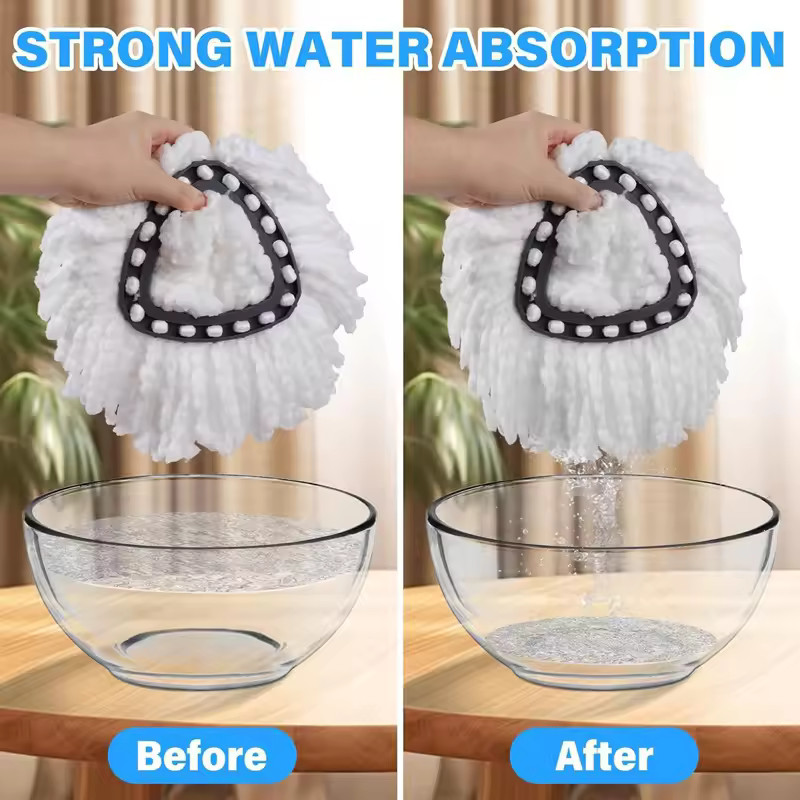 5x Replacement Microfiber Mop HEAD For O-Cedar Spin Mop Easy Clean Wring Refill