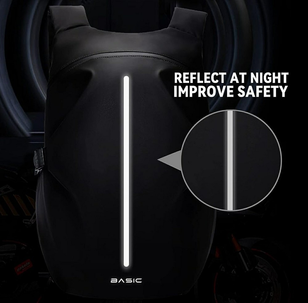 Motorcycle Backpack Waterproof Helmet Backpack for Men Motorcycle Large Capacity