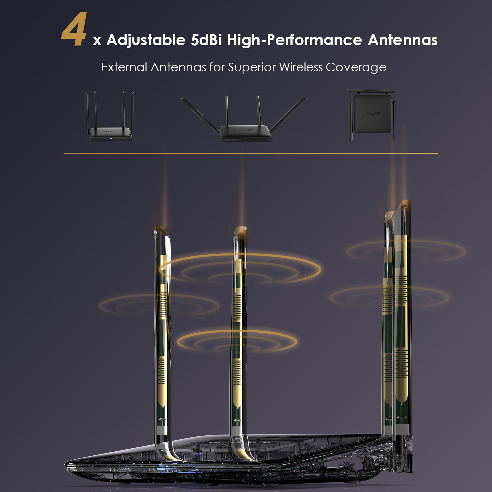 BE3600 Wi-Fi 7 Router Dual Band Wi-Fi 6 AX3000 Mesh Router AC1200 1000Mbps LAN