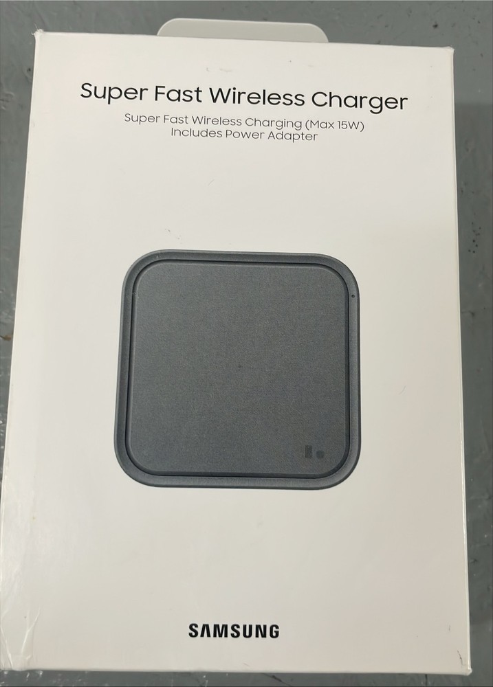 Samsung 15W Single Fast Wireless Charger with TA - Dark Gray
