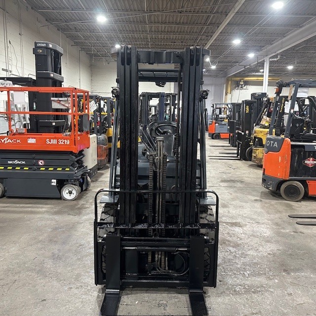 2021 Toyota 8FDU25 5000lb Used Diesel Forklift Triple Mast Sideshift 6243 Hours