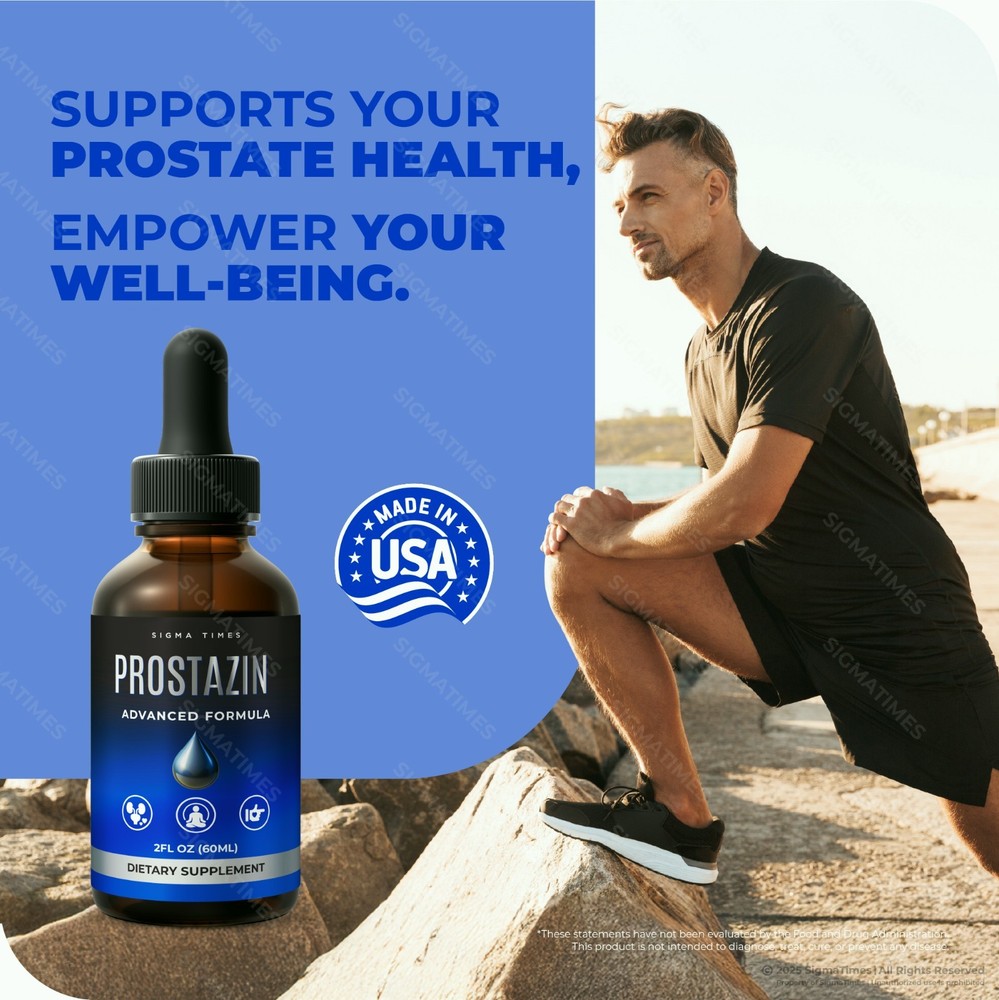 Prostazin Drops, Premium Prostate & Urinary Support Supplement for Men - 2 Pack