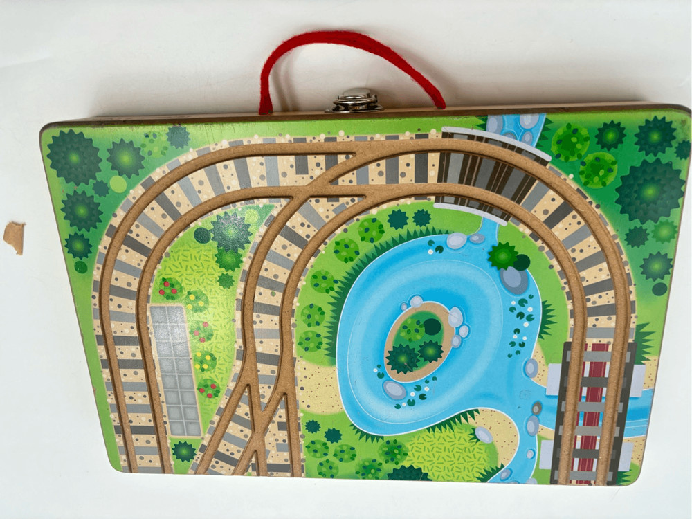 Melissa and Doug train set