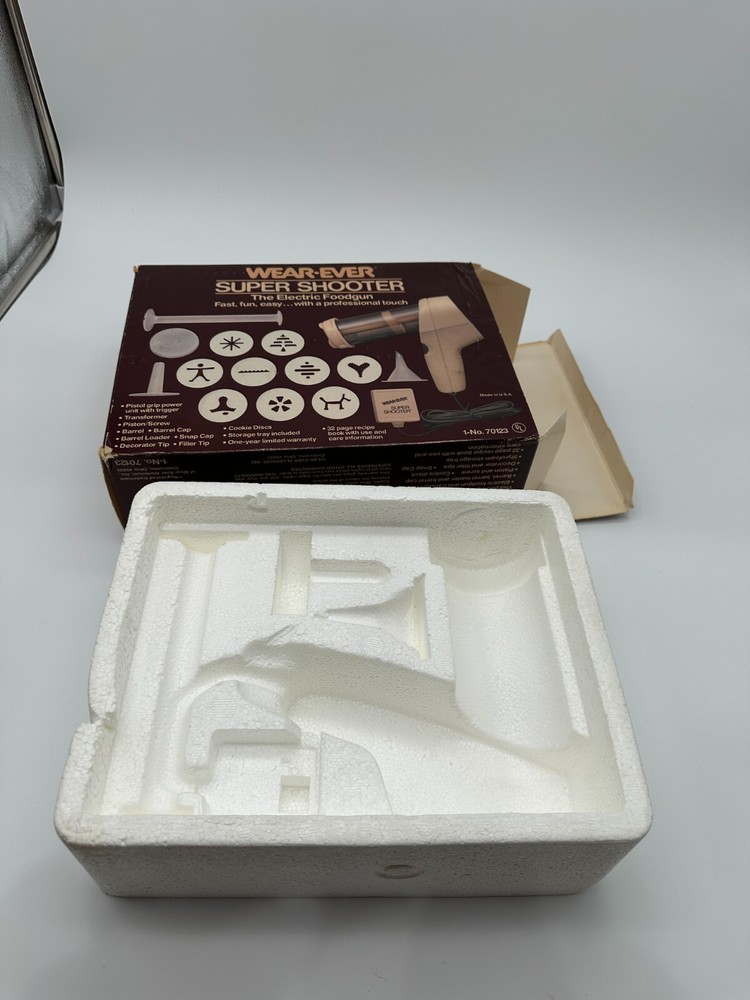 Wear Ever 70123 Cookie Press Empty Box & Styrofoam ONLY