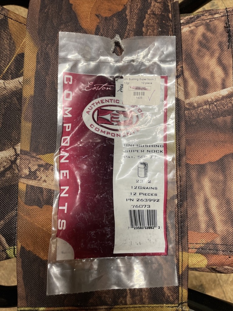 Easton Authentic Components Uni Bushing Super Nock 2312- 12 Grains- 12pcs