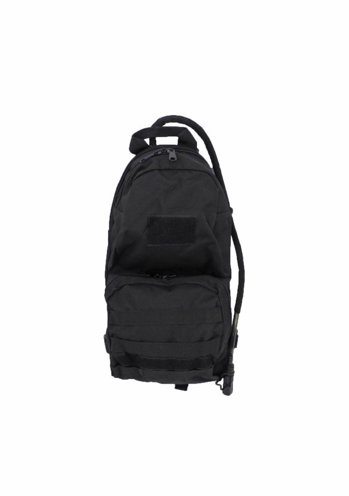 NightOps™ 2L Tactical Hydration MOLLE Backpack Black w/ Bladder
