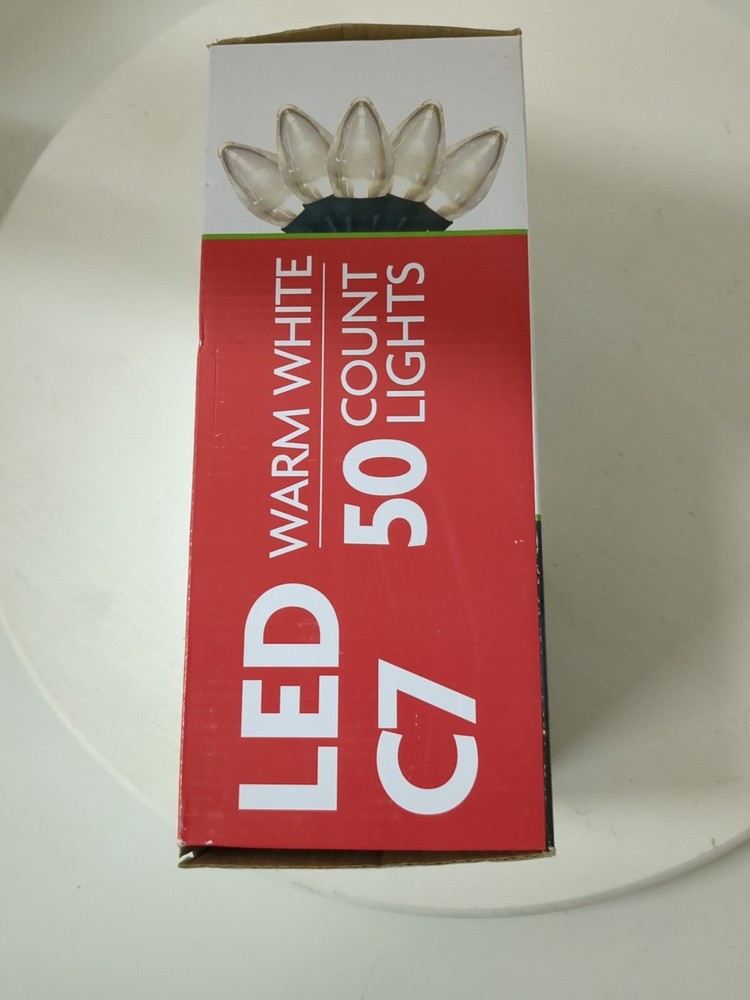 Led C7 Warm White 50 Count Lights