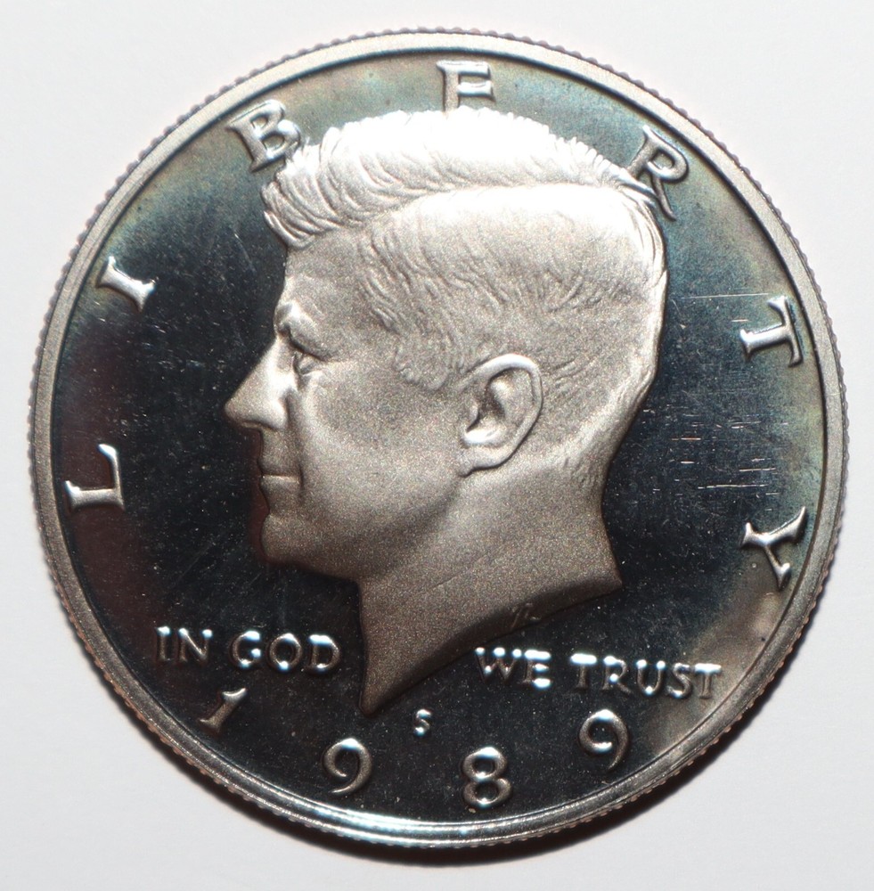 1989 S Kennedy Clad Proof Half Dollar (E177)
