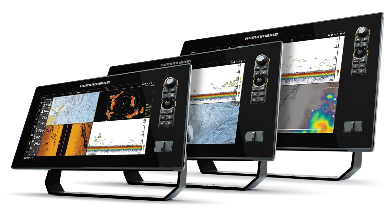 Humminbird APEX 16 MEGA SI+ GPS Chartplotter Bluetooth Fishfinder Display Only