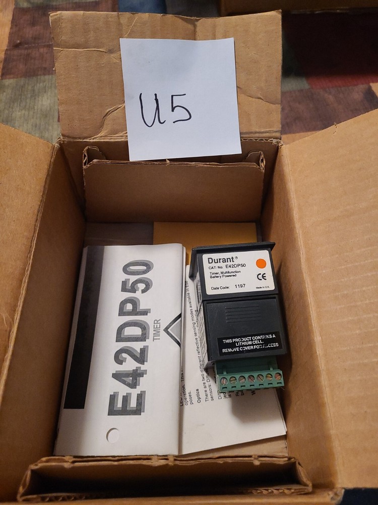 Durant E42DP50 Timer Multi-Functioning LCD Panel Mounting