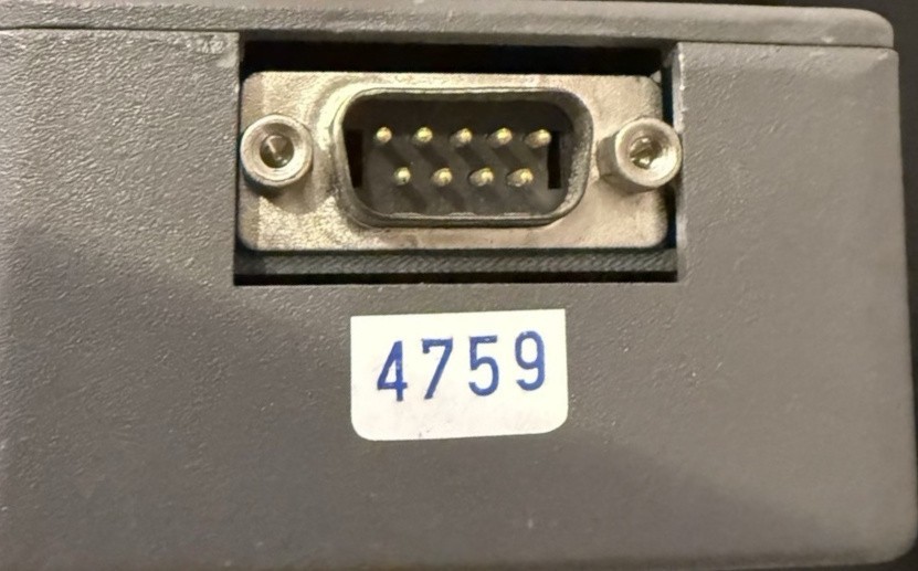 Tobin Milliframe Controller (TMC) cable for Tobin TXM-26, DB9, RJ11, ~0.9m (3ft)