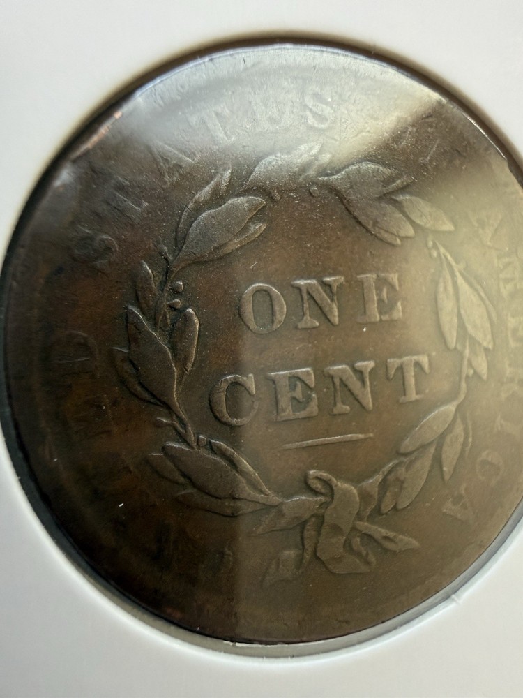 1839 Coronet Head Large Cent "Silly Head"