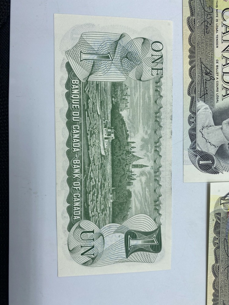 ONE 1973 Crow Bouey BCN Prefix 1$ GEM UNC Consecutive Note ONE NOTE ONLY
