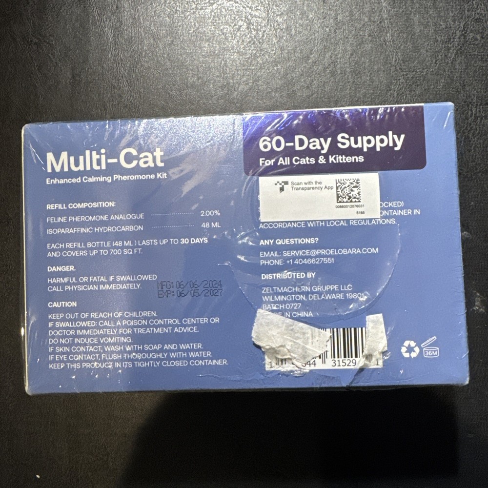ProElobara Pheromone Multi-Cat Enhanced Calming Pheromone kit