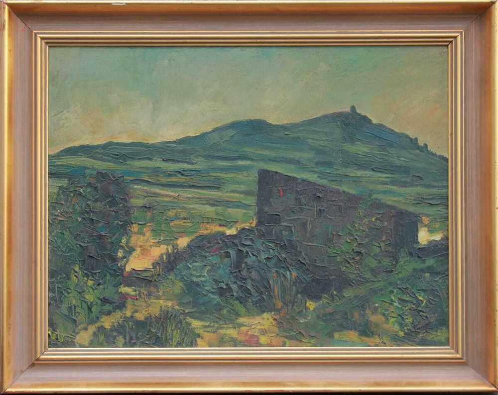 Gebirgige Landschaft Ölgemälde
