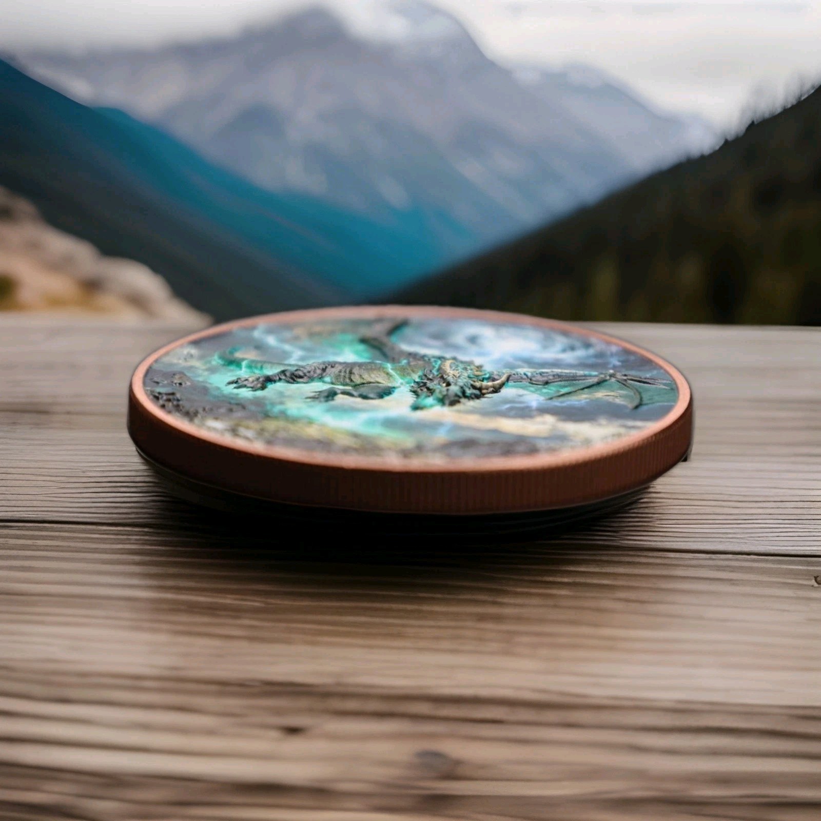 5oz Fine Copper .999 2026 Dragon Flight Colorized Limited Edtion 5,000 PRE-ORDER