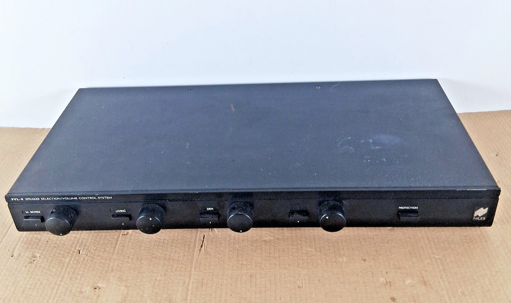Niles SVL-4 Speaker Selector Switcher Volume Controller System 4 Pairs Not Test