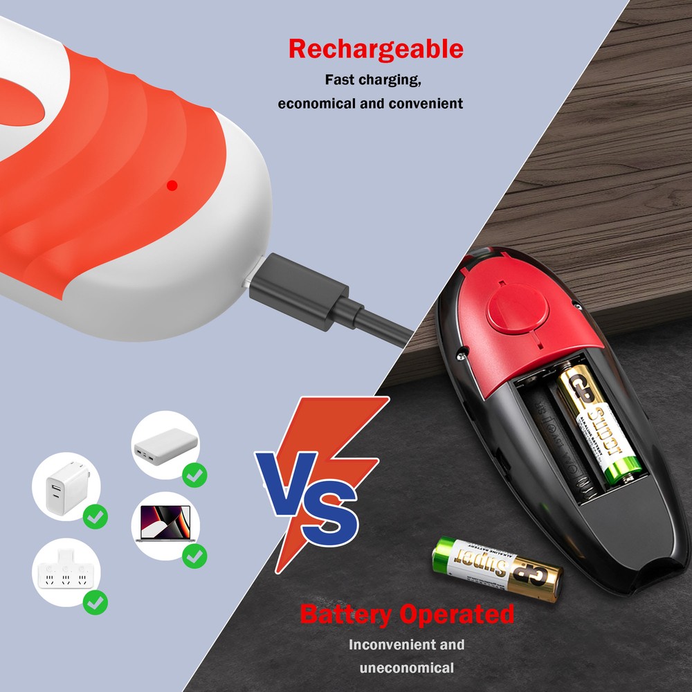 Electric Can Opener One-Button Switch On Off Automatic Handheld Can Openers