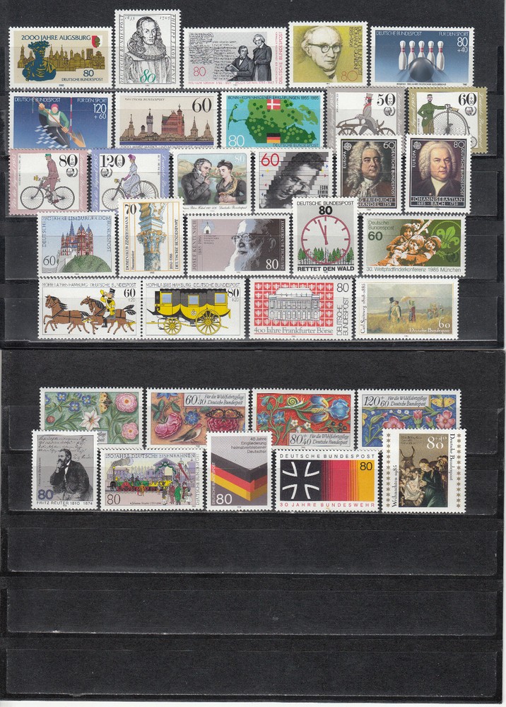 Germany 1984 + 1985 - complete year sets - MNH (b1)