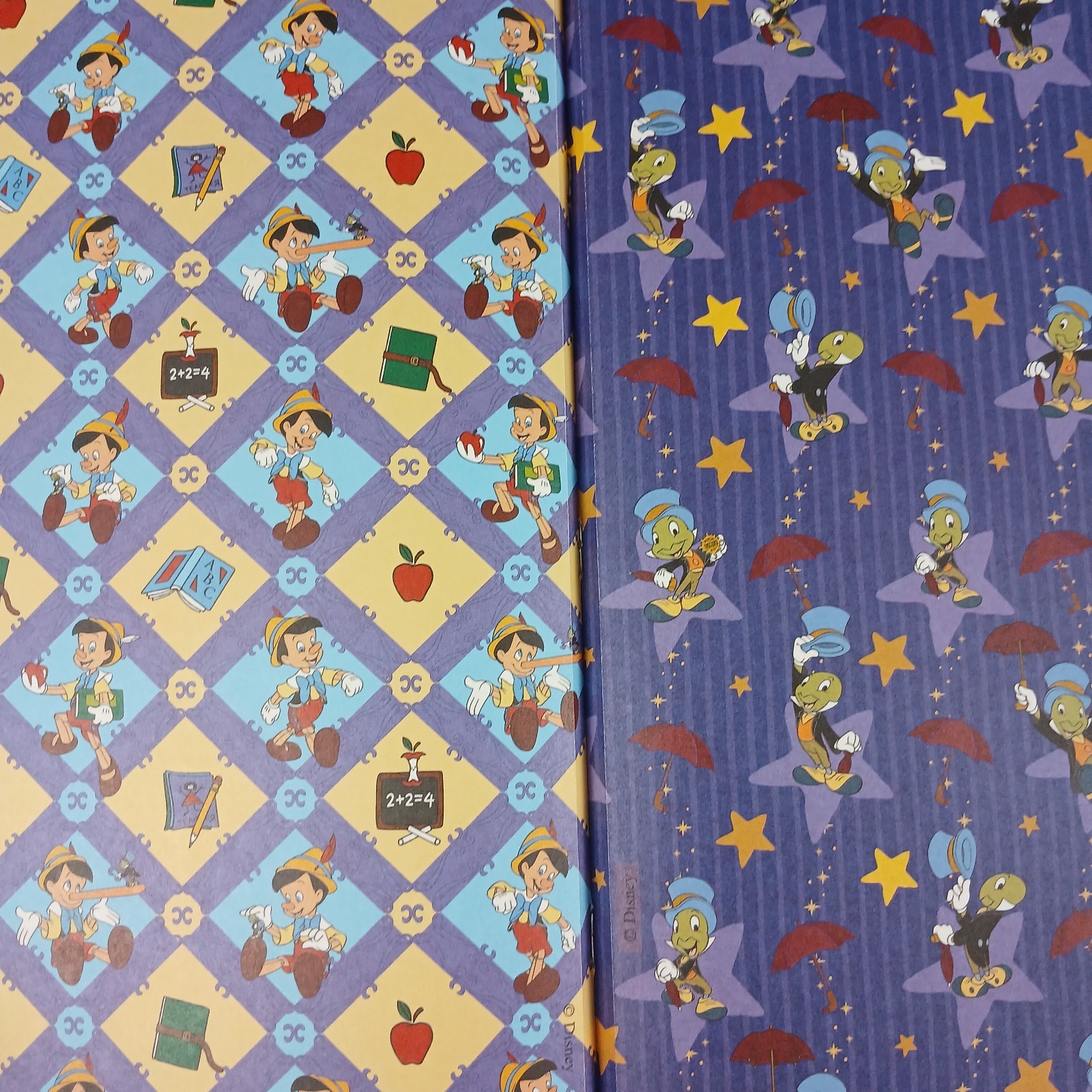 Disney Classics 2 Paper Pizazz 10 patterned pages 8 1/2 x 11" Characters HOTP