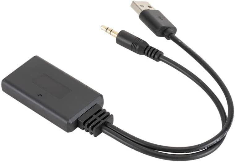 Wireless Bluetooth AUX Audio Receiver Adapter Car Universal Cable Music Player