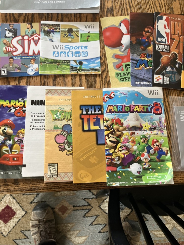 Gaming Wii And Such Booklets