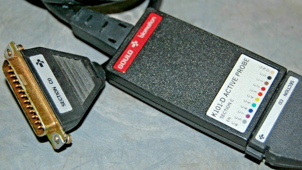 Gould Biomation K101-D Logic Analyzer + (1) Active Probe w/ Section C Connectors