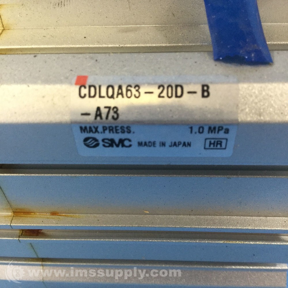 SMC CDLQA63-20D-B-A73 Compact Cylinder with Lock FNOB