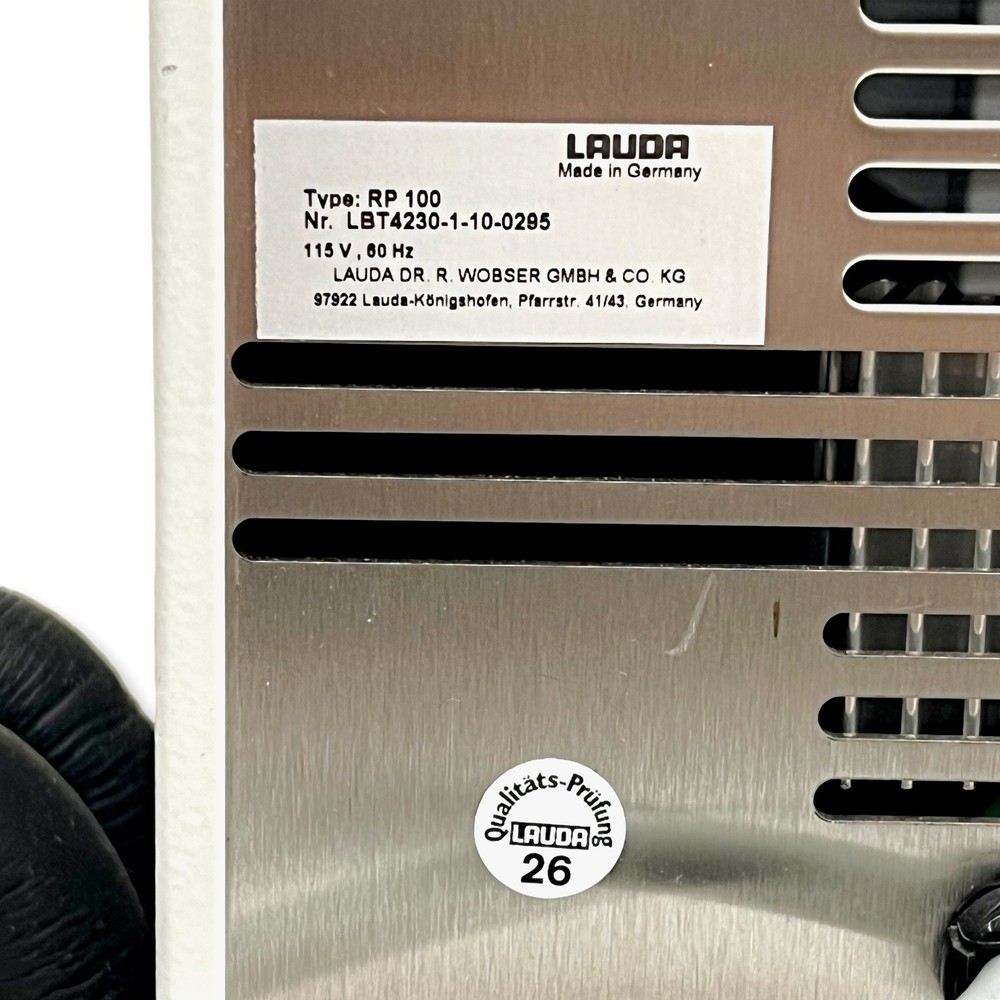 Lauda Ecoline StarEdition RE 106 Recirculating Chiller Bath with E100 Controller