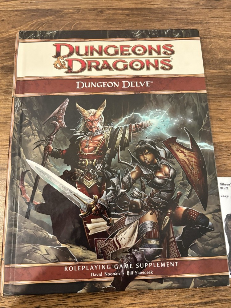 Dungeon Delve - Dungeons & Dragons Book 4th Edition / 4E