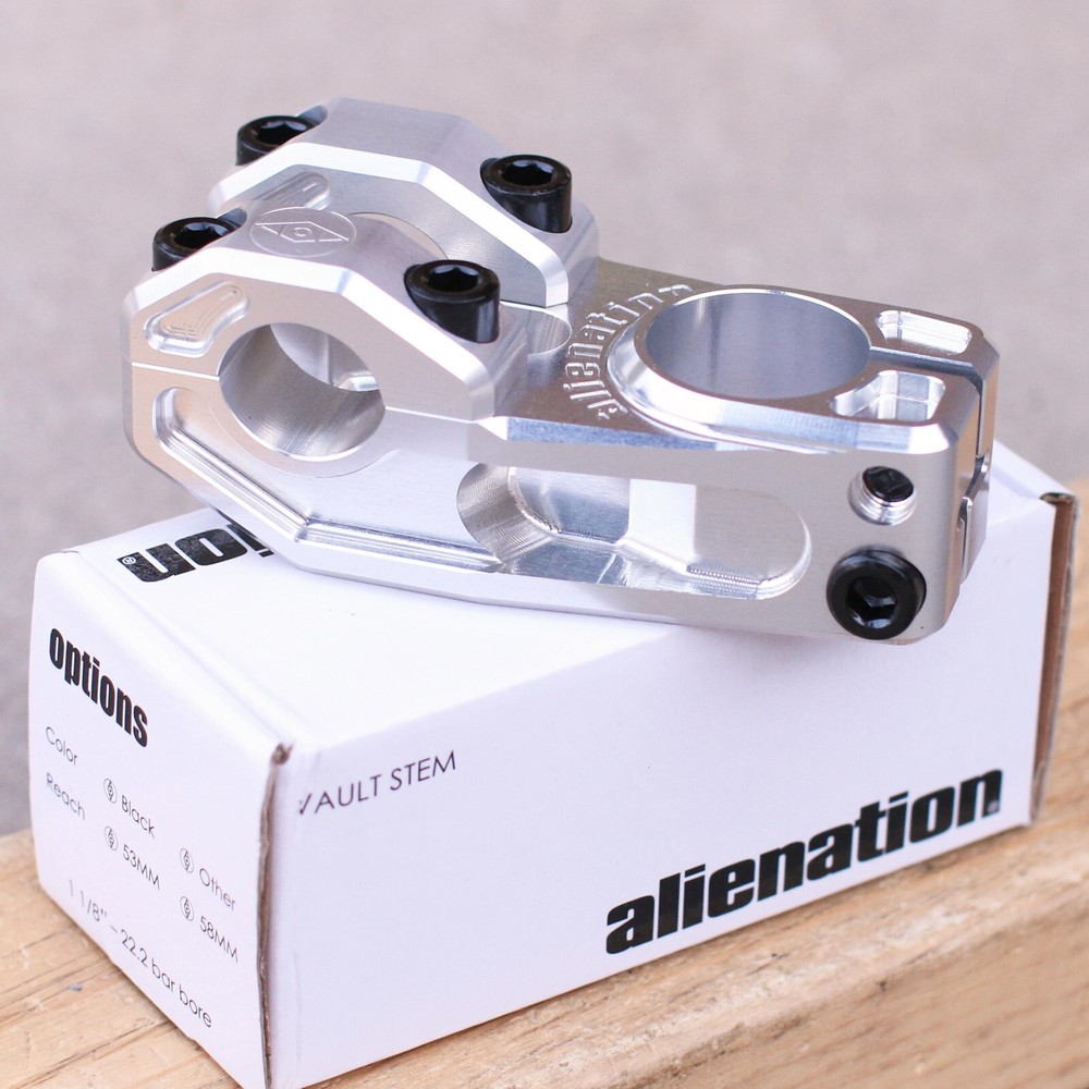ALIENATION BMX VAULT BICYCLE STEM SILVER