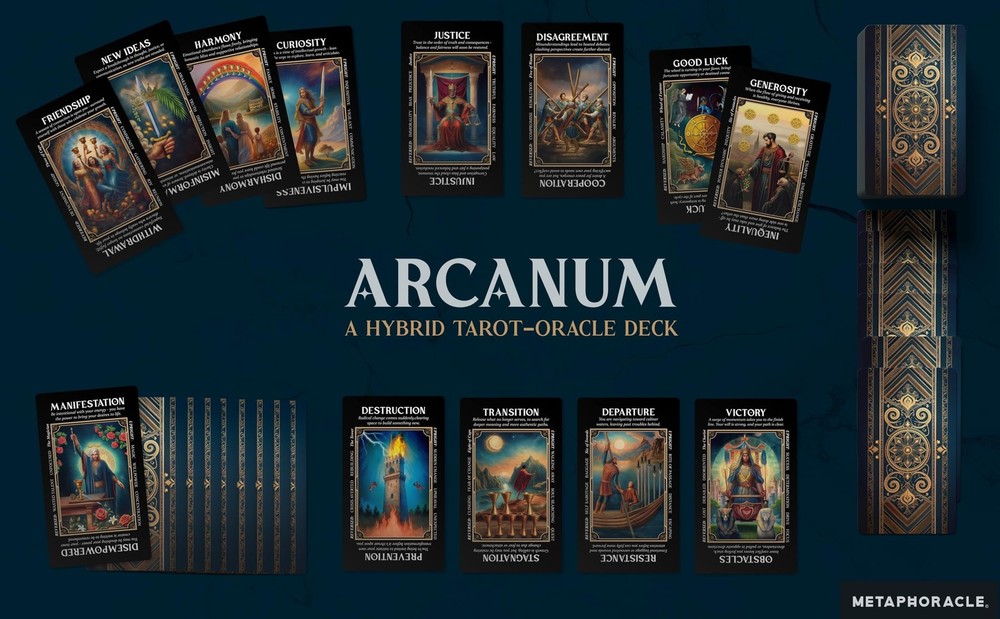 Arcanum: A Hybrid Tarot-Oracle Deck with Expanded Keywords by River Aether - ...