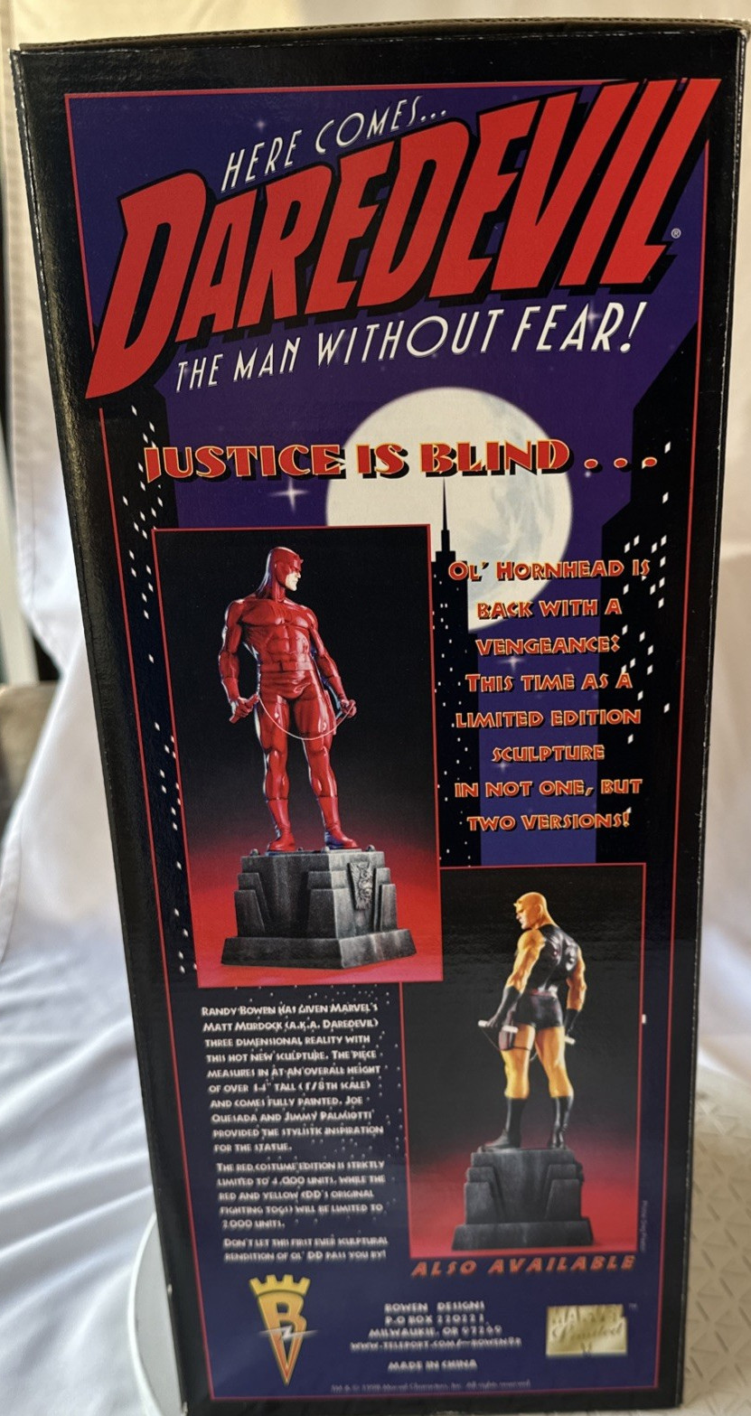 SIGNED!Set of Two Number 1s. MARVEL BOWEN DAREDEVIL THE MAN WITHOUT FEAR (S6)