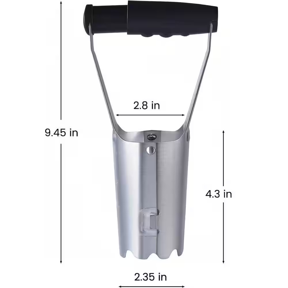 4.3 in Bulb Planter, Bulbs Transplanter Automatic Soil Release with Depth Marker