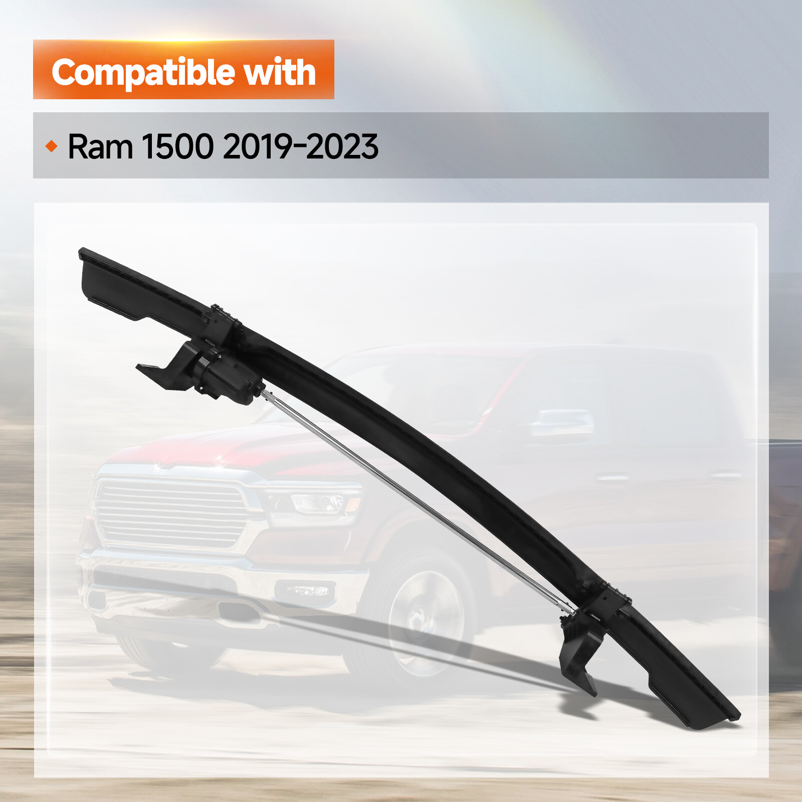 NEW FRONT ACTIVE AIR DAM FOR 2019 2020 2021 2023 RAM 1500 DT 68274406AH